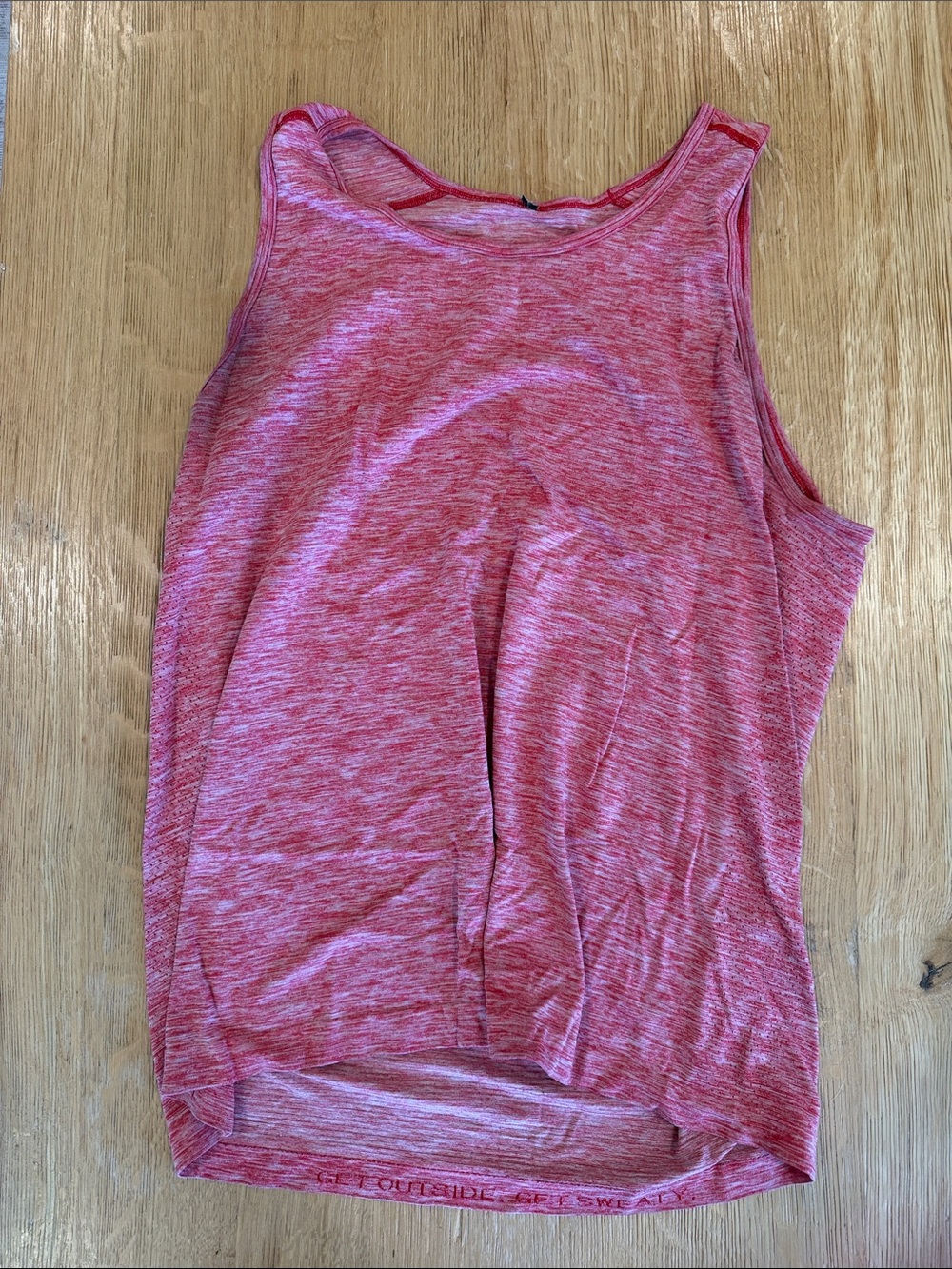 lululemon athletica Heathered Pink Sleeveless Tank